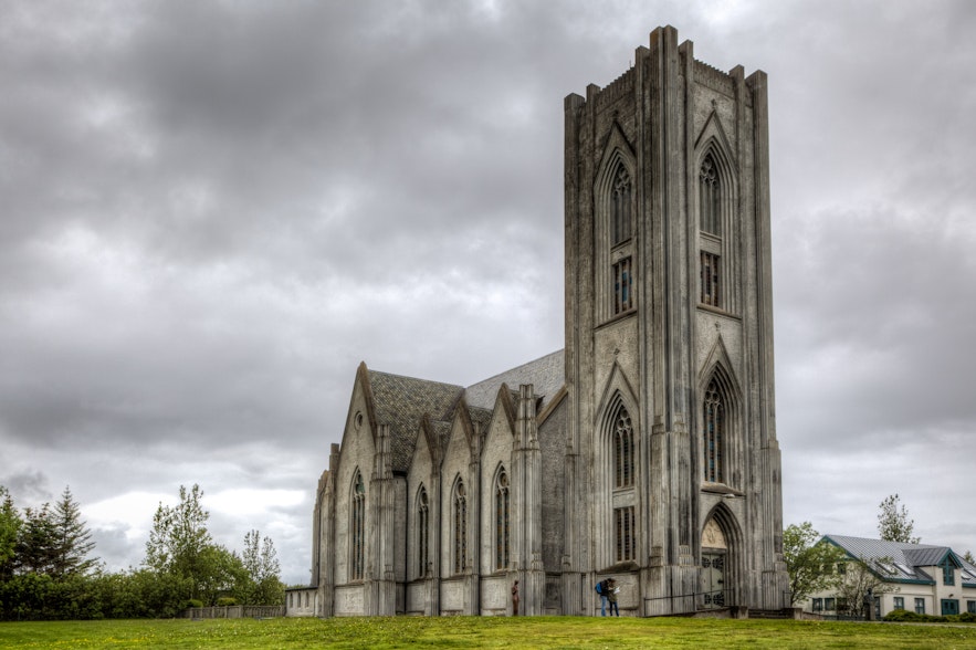 할그림스키르캬 교회가 들어서기 전, 란다코트스키르캬 교회가 아이슬란드 최대 크기의 교회였습니다