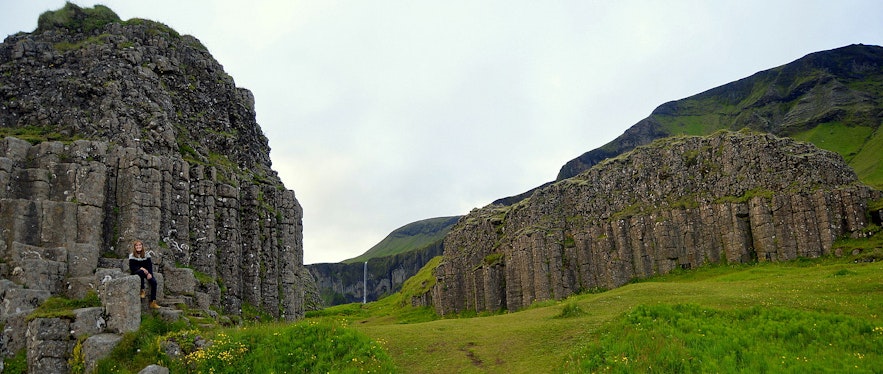 Dverghamrar also known as Dwarf Rocks in South Iceland