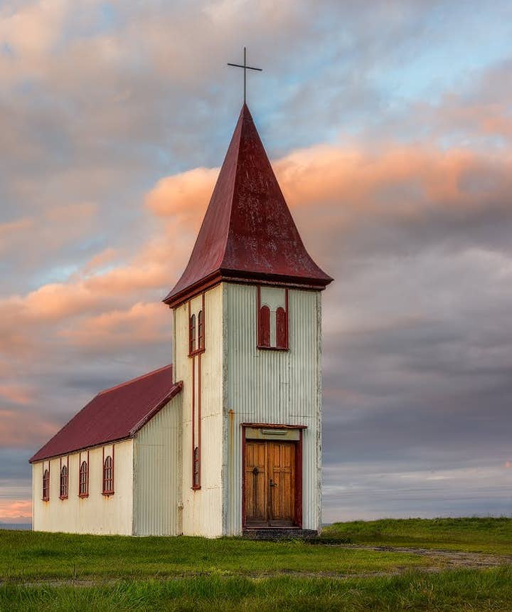 A typical church on Snæfellsnes