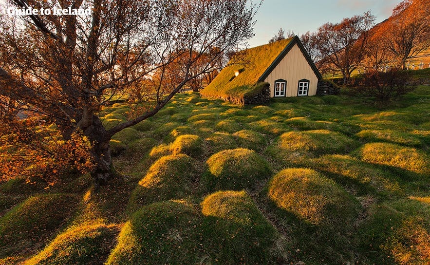 冰岛南岸传统草屋