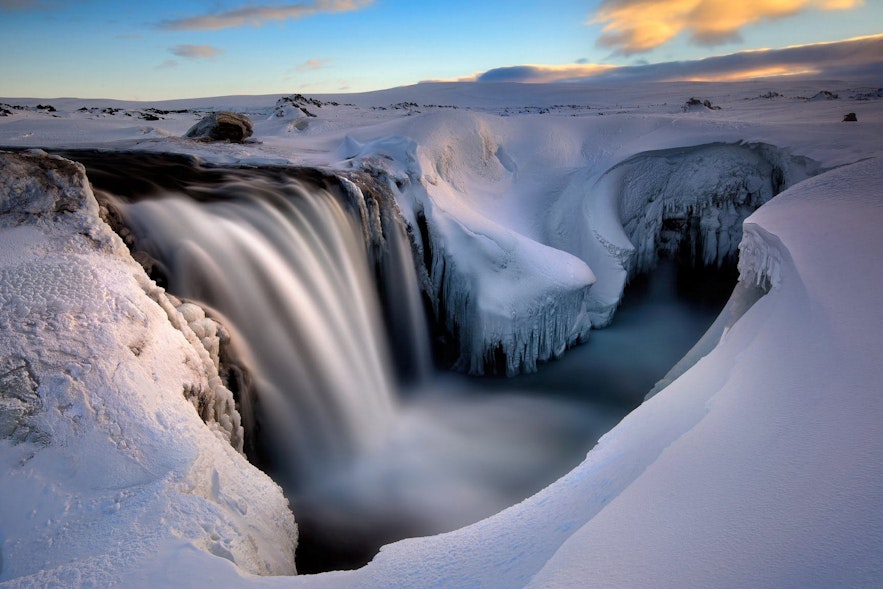 冰島Hrafnabjargafoss 瀑布