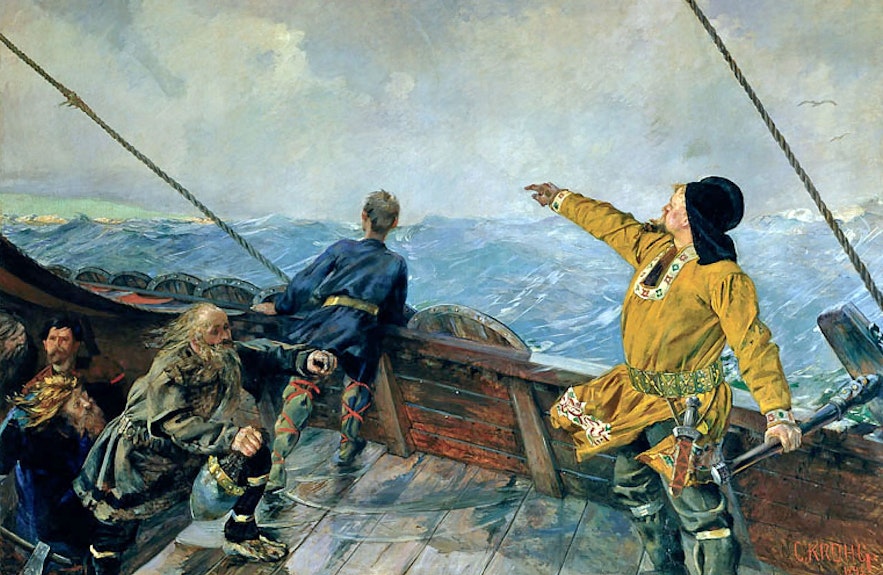 Vikings, fishermen and early seafarers (such as Leif Eriksson above) would have considered the ocean a spiritual plane, linked intrinsically to the Gods of the Norse pantheon.