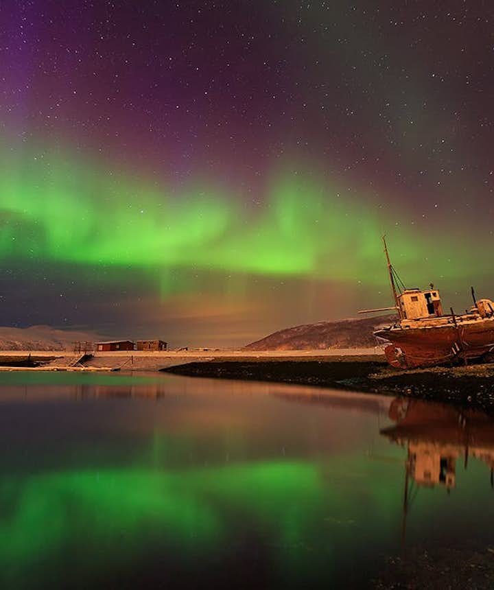 冰島北極光專業攝影作品