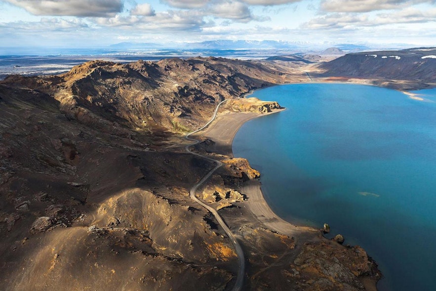 Der See Kleifarvatn in Island