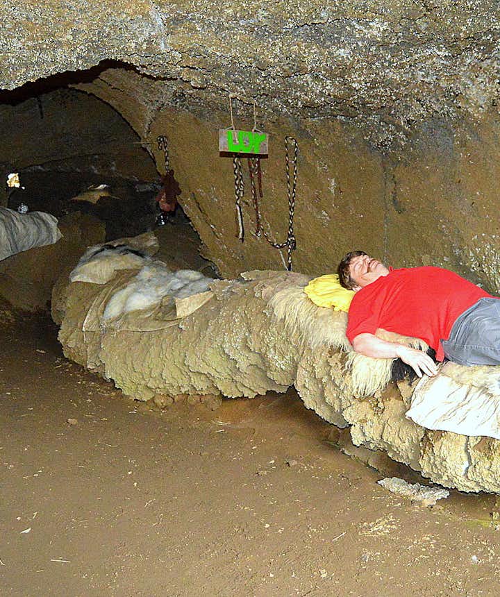 Inside the Yule lad cave at Dimmuborgir
