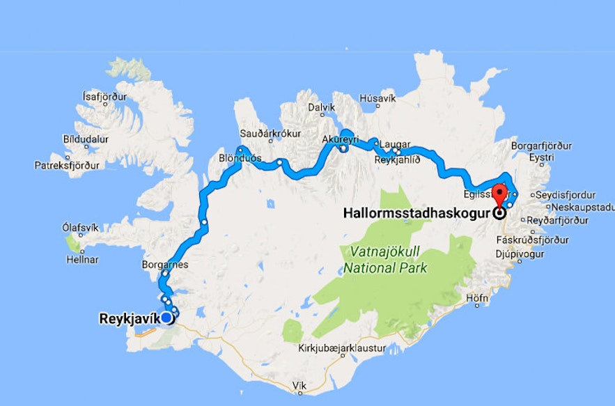 Hallormsstaðaskógur Forest in East-Iceland - Iceland's largest Forest