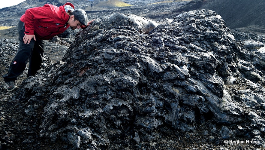 Lava formations at Gjástykki NE-Iceland
