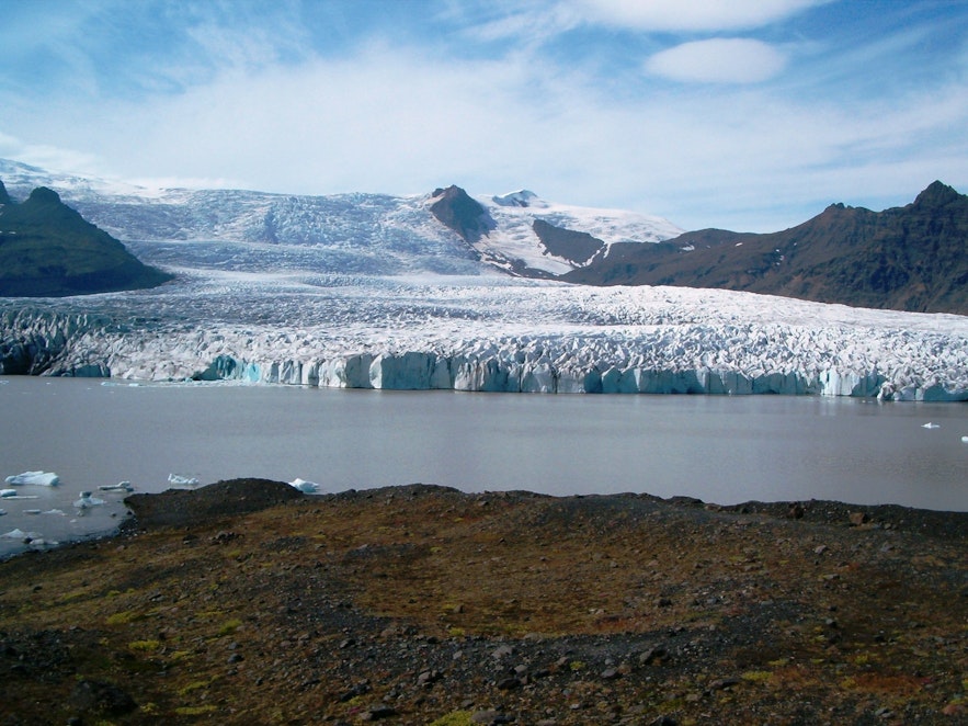 Breiðárlón冰河湖同样美丽非凡