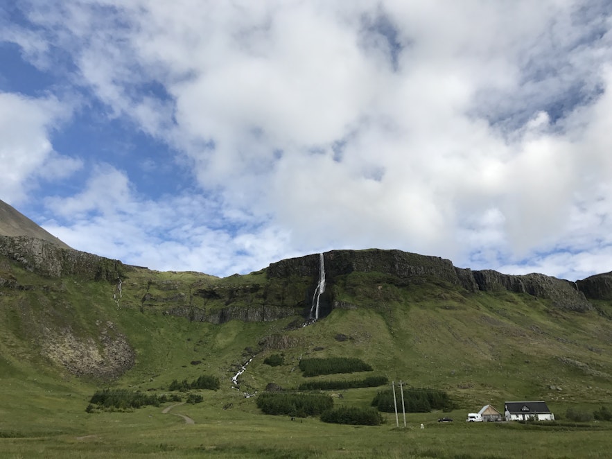 冰島西部小瀑布