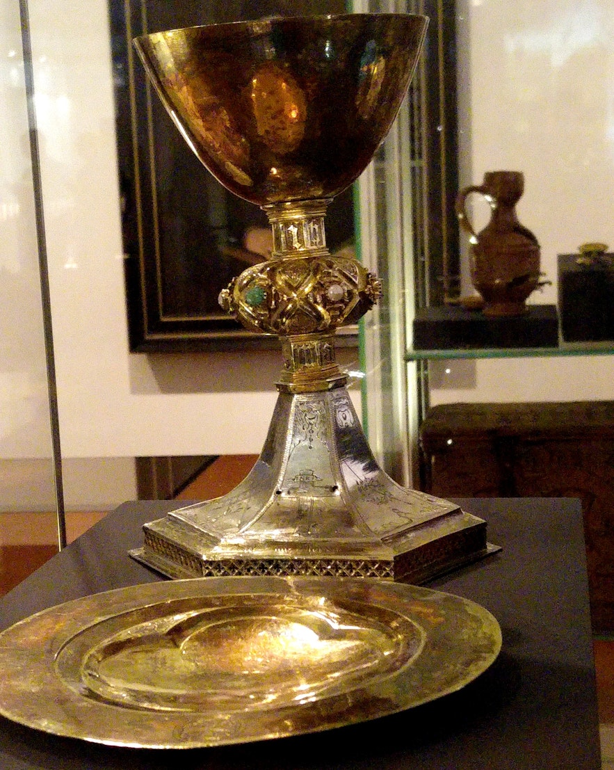 The chalice from Grundarkirkja - I took the photo at the National museum