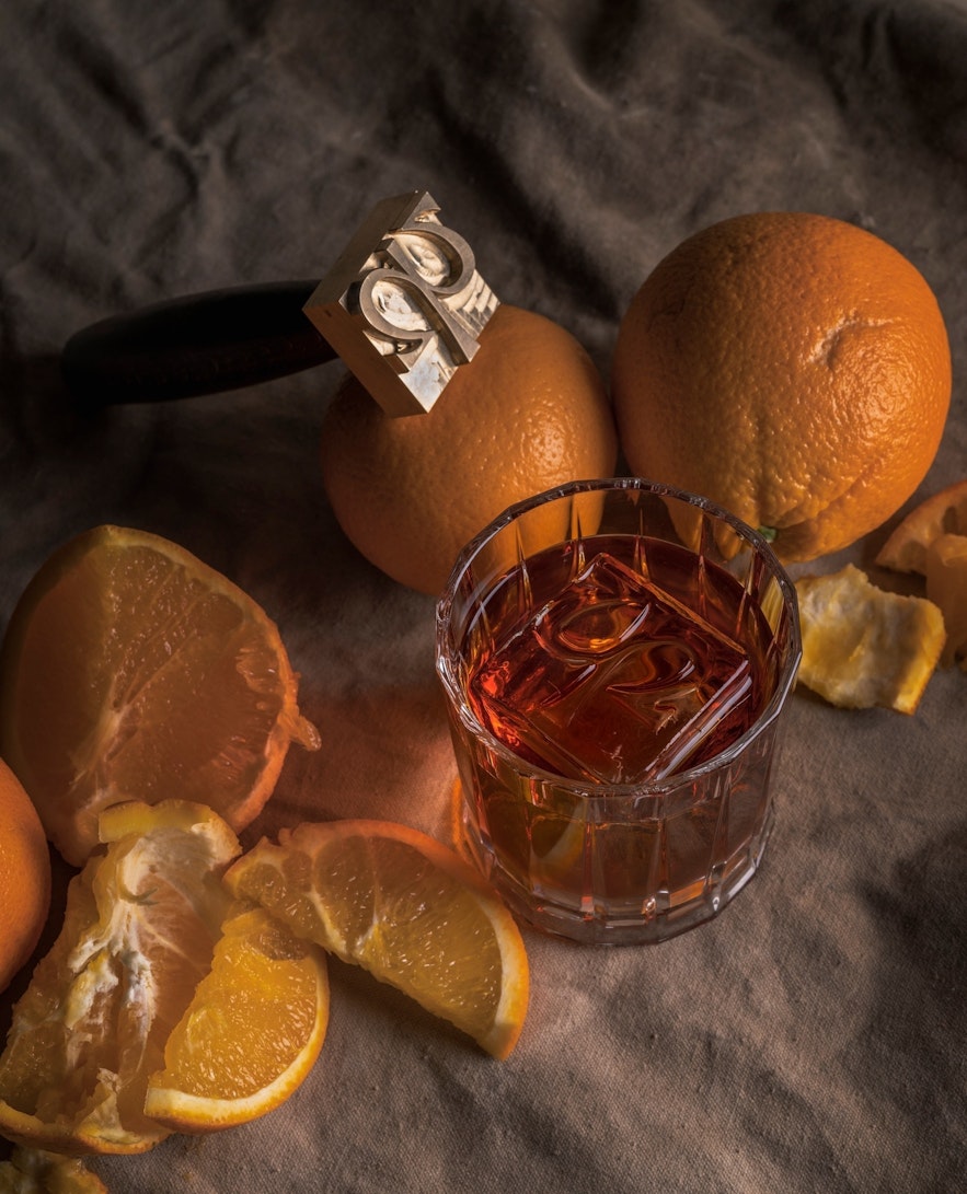 You can sip on a stylish negroni at Uppi Bar.