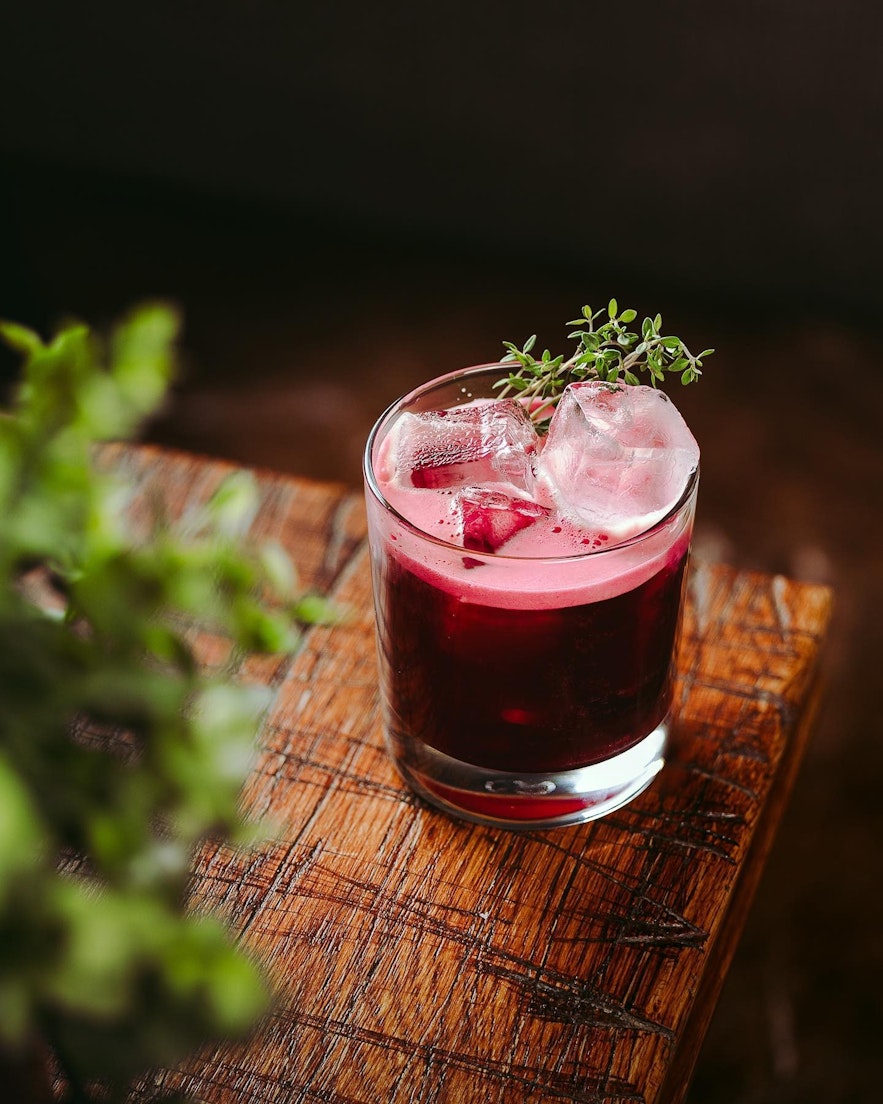 "Heartbeet" is one of the cocktails you can grab at Jungle.