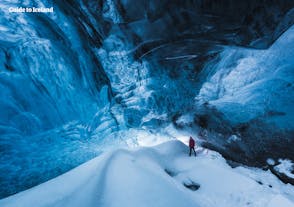 The ice caves beneath the glacier of Vatnajokull look so beautiful that they belong in a fantasy novel more than the real world.