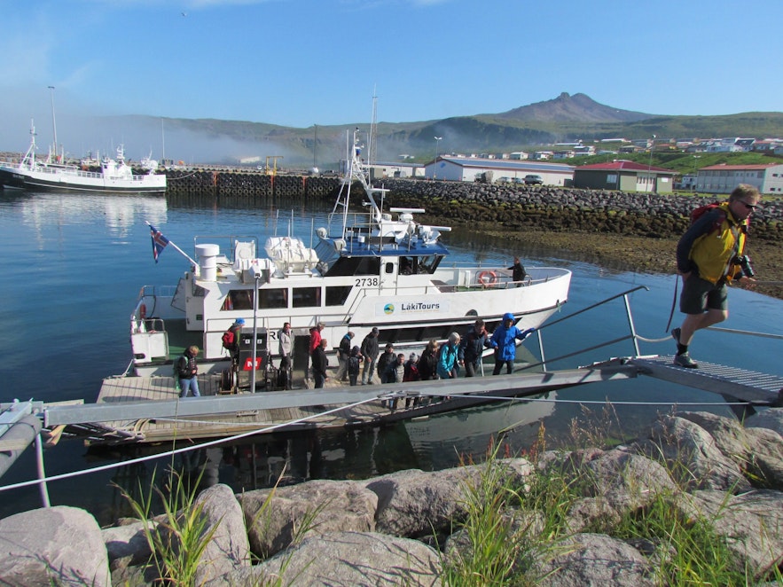 One of the classic boats for fishing tours in Iceland
