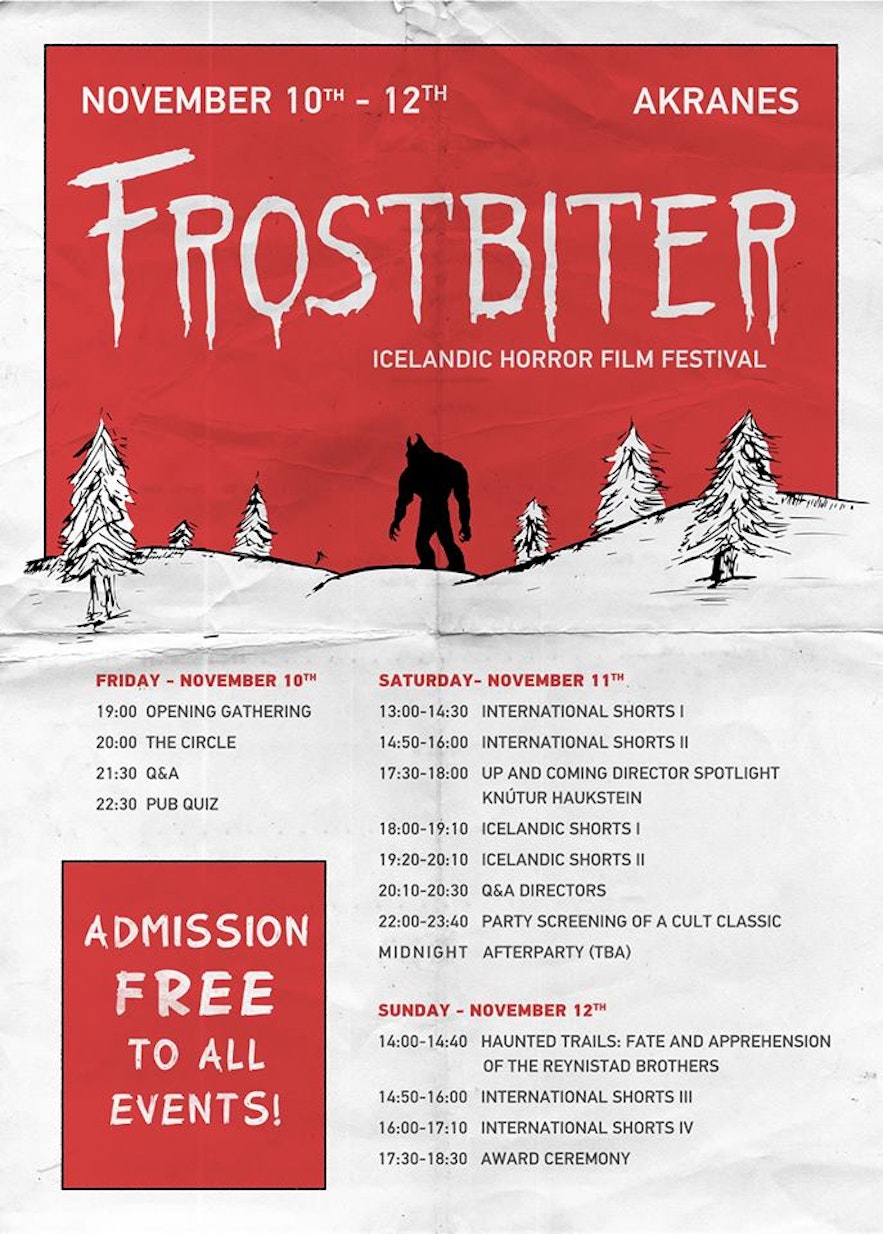 Frostbiter's schedule