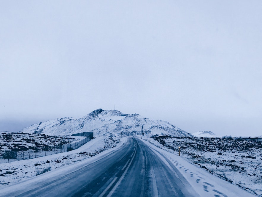 冰島冬季路面