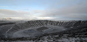 Hverfjall is a perfectly formed crater.