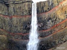 Hengifoss is Iceland's third highest waterfall.