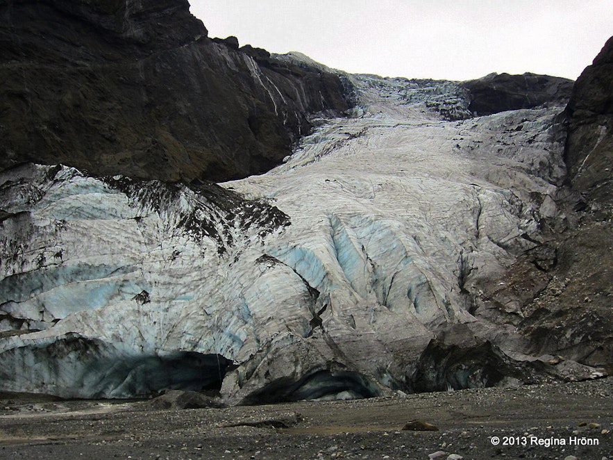 Gígjökull glacier South-Iceland