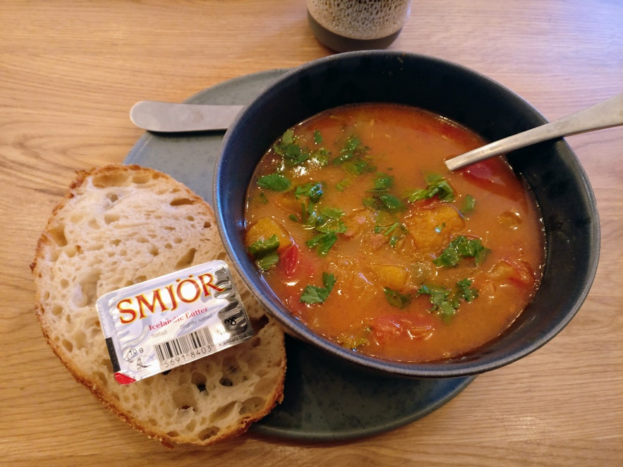 レイキャビクではスープも人気