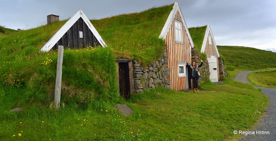Selið turf house in Skaftafell in South-Iceland