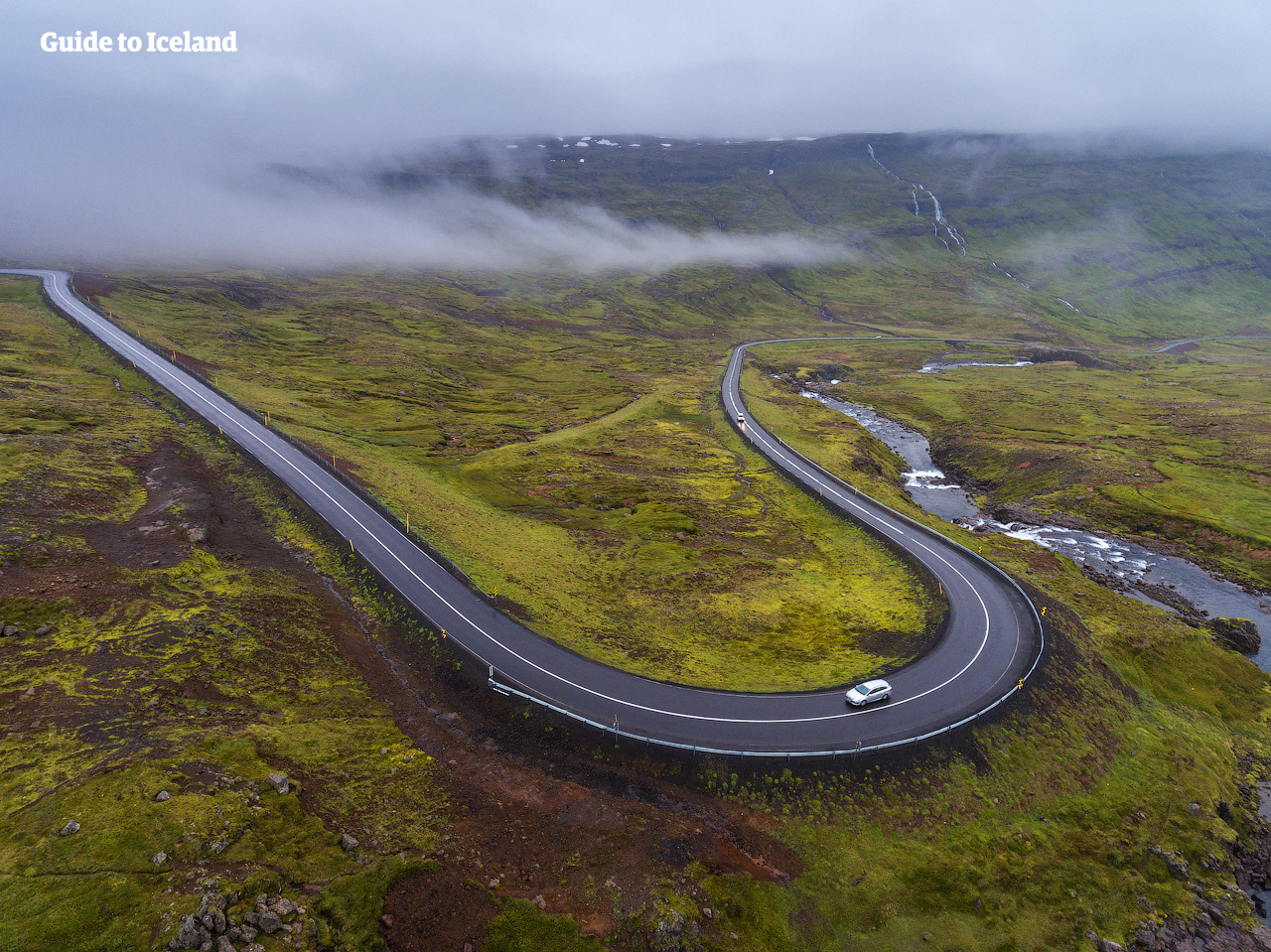 10 dagers leiebiltur langs hele Ringveien på Island med de største attraksjonene og halvøya Snæfellsnes