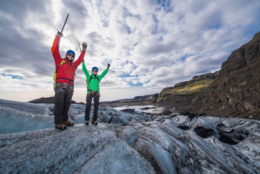 冰岛冰川徒步