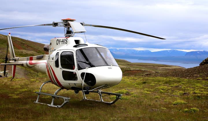 Going on a private helicopter tour in Iceland is a surefire way to enjoy the volcanic island's natural landscapes.