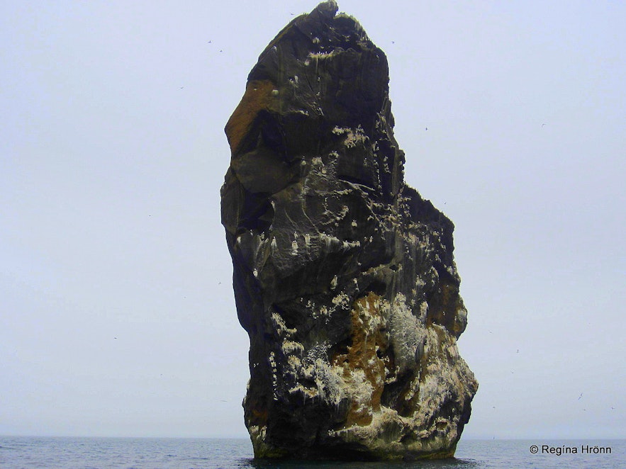 Cliff by Drangey island
