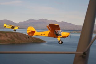 Volo di 1h 30 personalizzato con giro turistico nei dintorni di Reykjavik in flying buddy