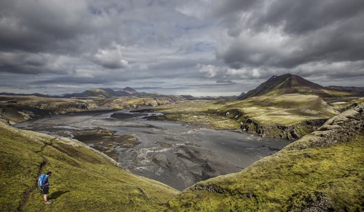 When hiking through the southern Icelandic highlands, plenty of rivers cut through the landscape that hikers must wade.
