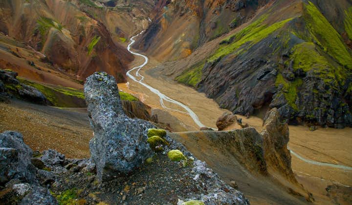 The barren Icelandic Highlands are filled with otherworldly colours