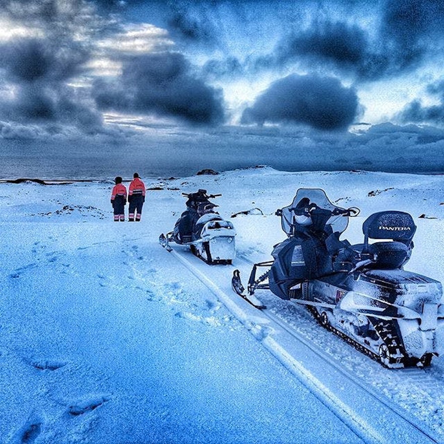 冰島雪地電單車