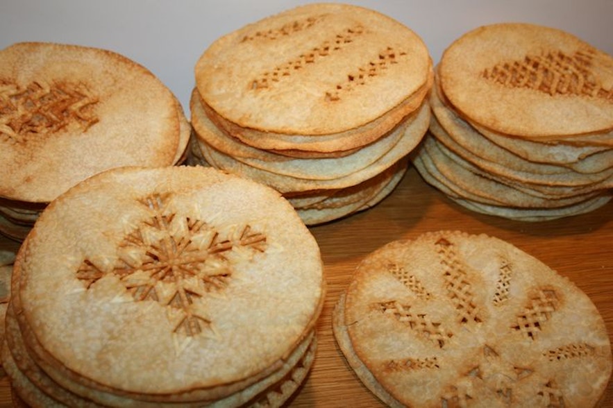 Icelandic laufabrauð is a popular thing to bake before Christmas