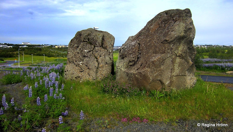 Grásteinn Rock in Reykjavík - is this Rock the Home of the Icelandic Elves?