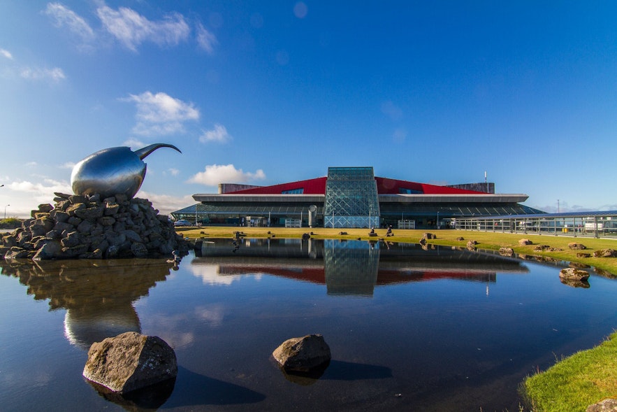 The Keflavík International Airport is located on the Reykjanes Peninsula in South Iceland.
