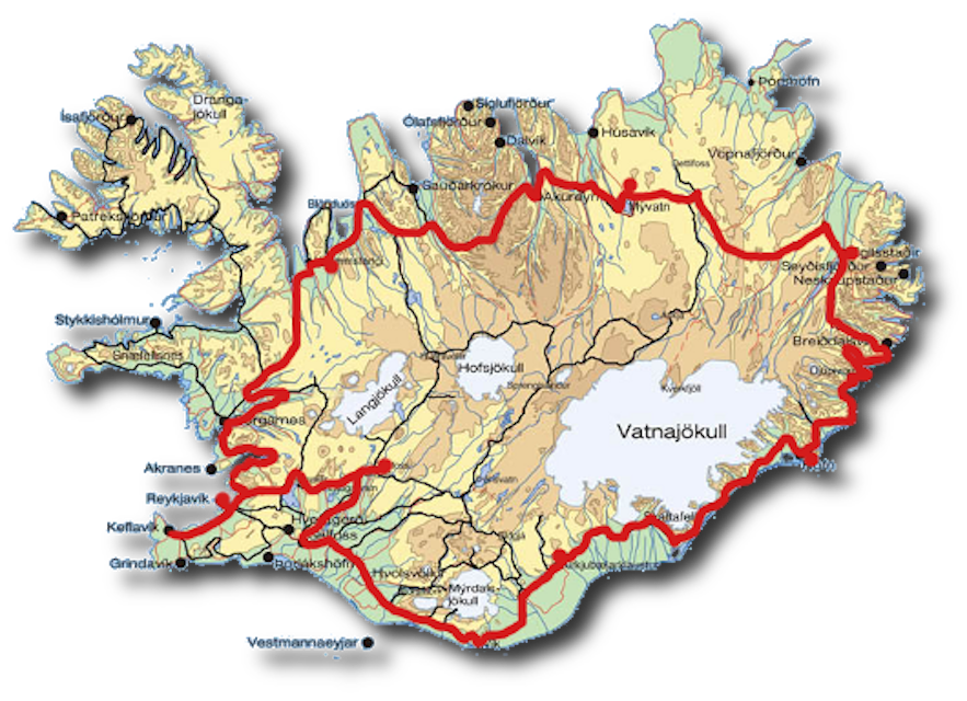 Islandzka droga numer jeden