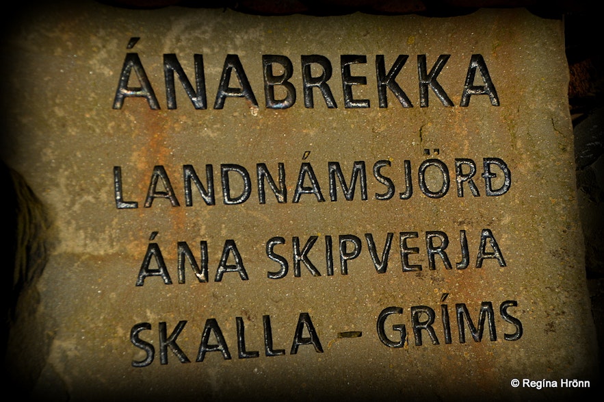 Cairn no. 6 at Ánabrekka - The Saga of Egill Skallagrímsson