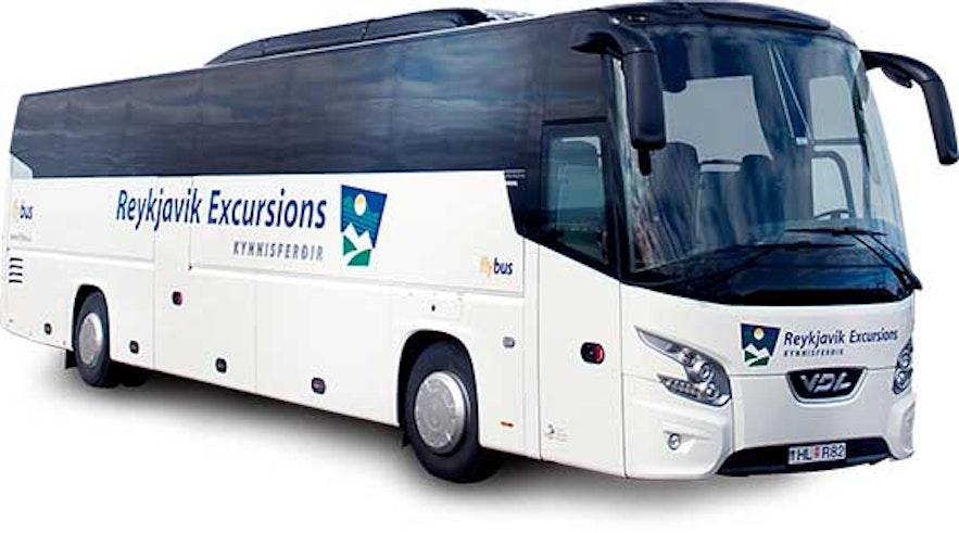 Reykjavík Excursions社のバス