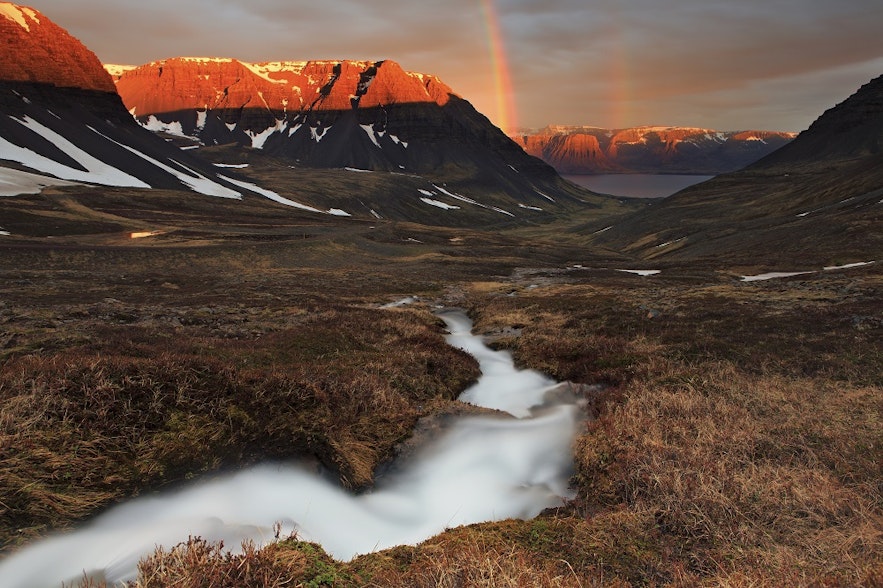 Beautiful landscape in the Westfjords of Iceland