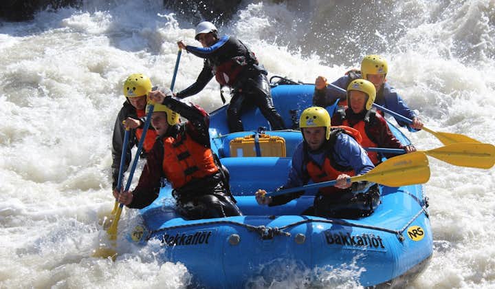 This north Iceland summer rafting tour is very demanding and adventurous.
