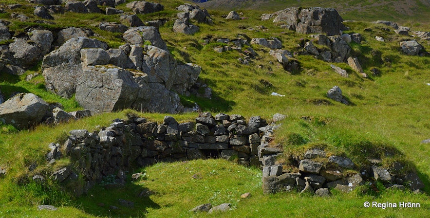 Flókatóftir - the ruins of Hrafna-Flóki in the Westfjords