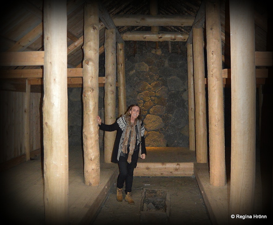 Herjólfsdalur - inside the hypothetical Viking longhouse
