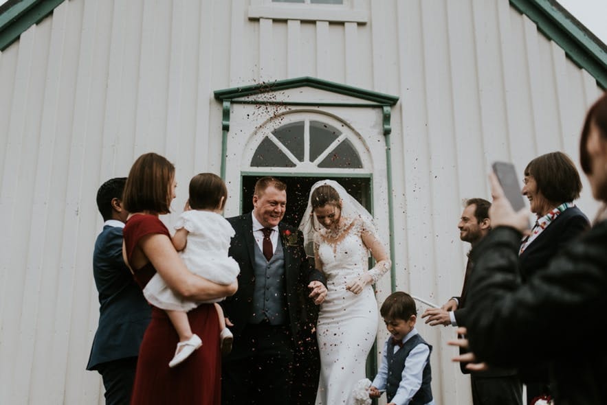 冰岛教堂婚礼