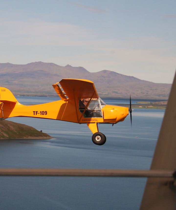 An Ultralight Buggy Aircraft, used for training pilots... and as a fun activity for guests!