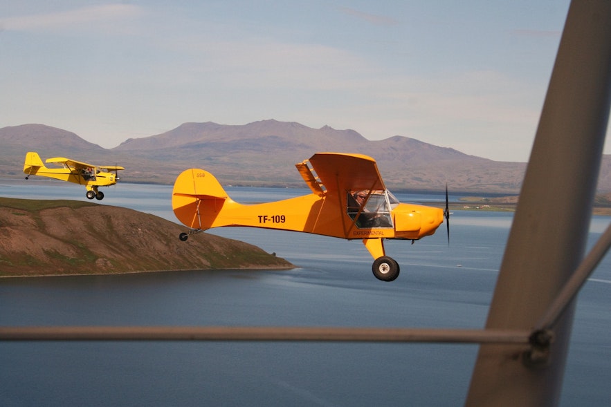 An Ultralight Buggy Aircraft, used for training pilots... and as a fun activity for guests!