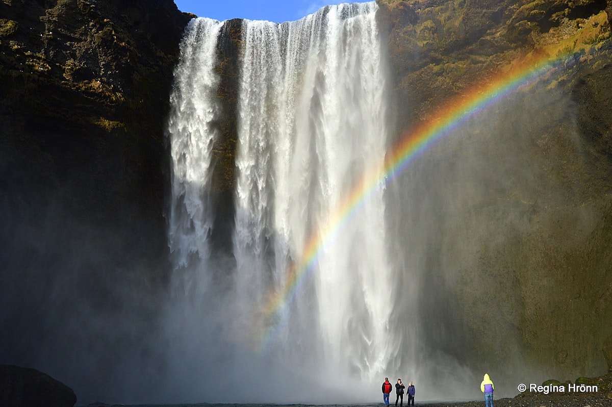 The spectacular Skógafoss Waterfall in South-Iceland and the Legend of ...