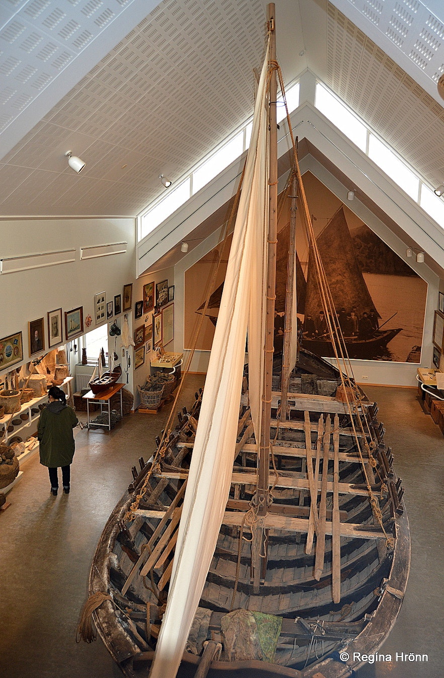 Pétursey boat at Skógasafn museum