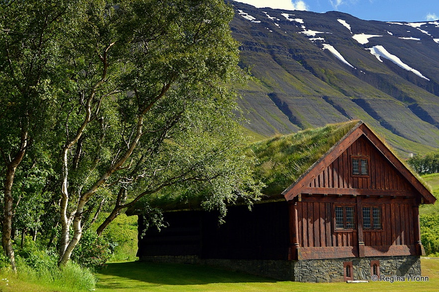 Auðunarstofa log-house in north Iceland