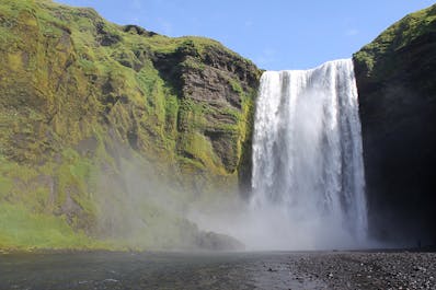 Skogafoss is one of the South Coast’s most beautiful and powerful waterfalls.